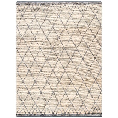 Safavieh 9 x 12 ft. Natural Fiber Hand Woven Rectanglar Rug Natural & Grey NF956F-9